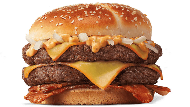 McDonald's Grand McExtreme bacon cheeseburger