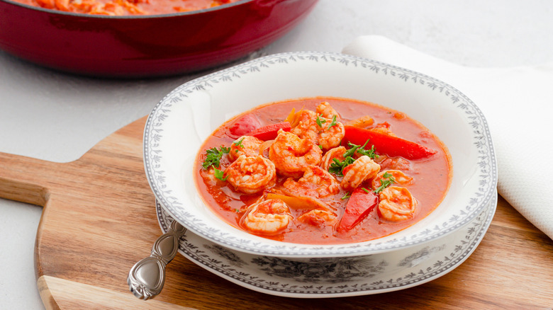 Spicy shrimp stew recipe