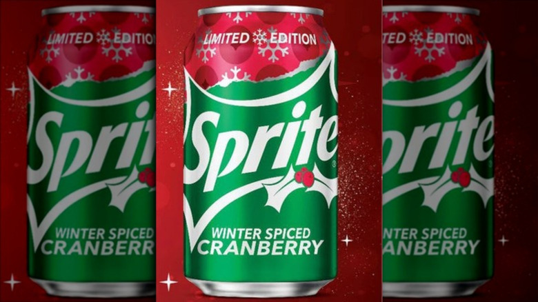 Sprite Winter Spiced Cranberry can