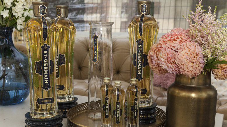 Several bottles of St. Germain