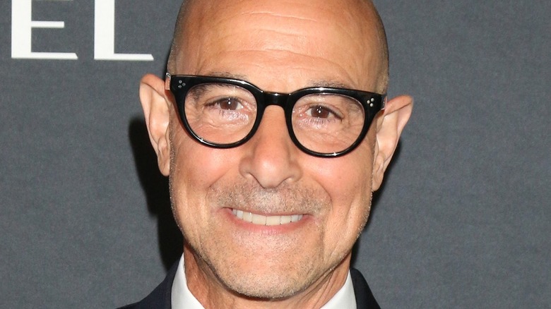 Stanley Tucci smiles