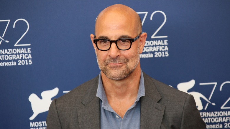 Stanley Tucci on a red carpet