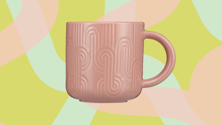 Starbucks Pastel Pink Curved Mug