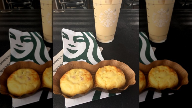 Starbucks Egg Bites and drink