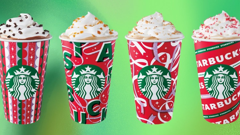 Starbucks holiday cups