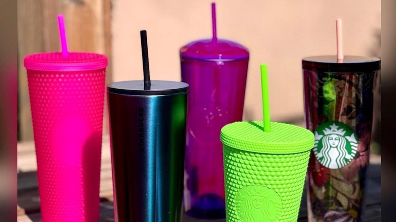 Colorful new cups from Starbucks