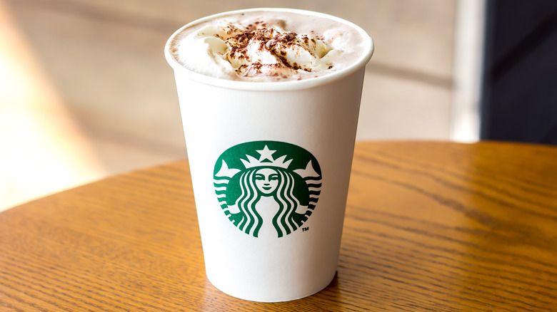 Starbucks hot chocolate