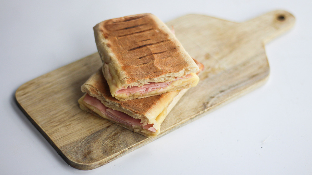 ham and Swiss panini