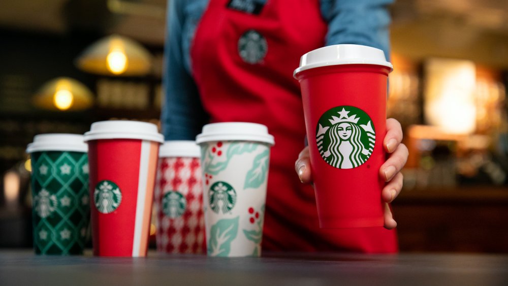 Starbucks holiday cups