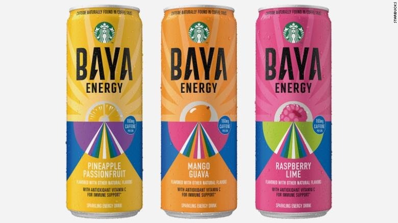 Starbucks Baya Energy Drinks