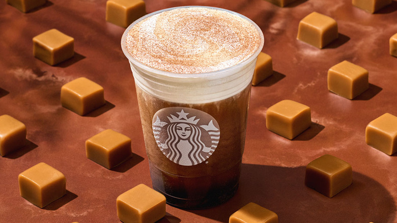 Cream-topped Starbucks cold brew