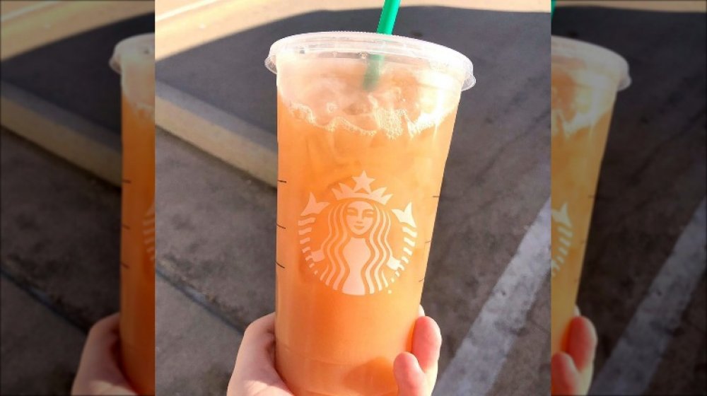 Starbucks peach drink