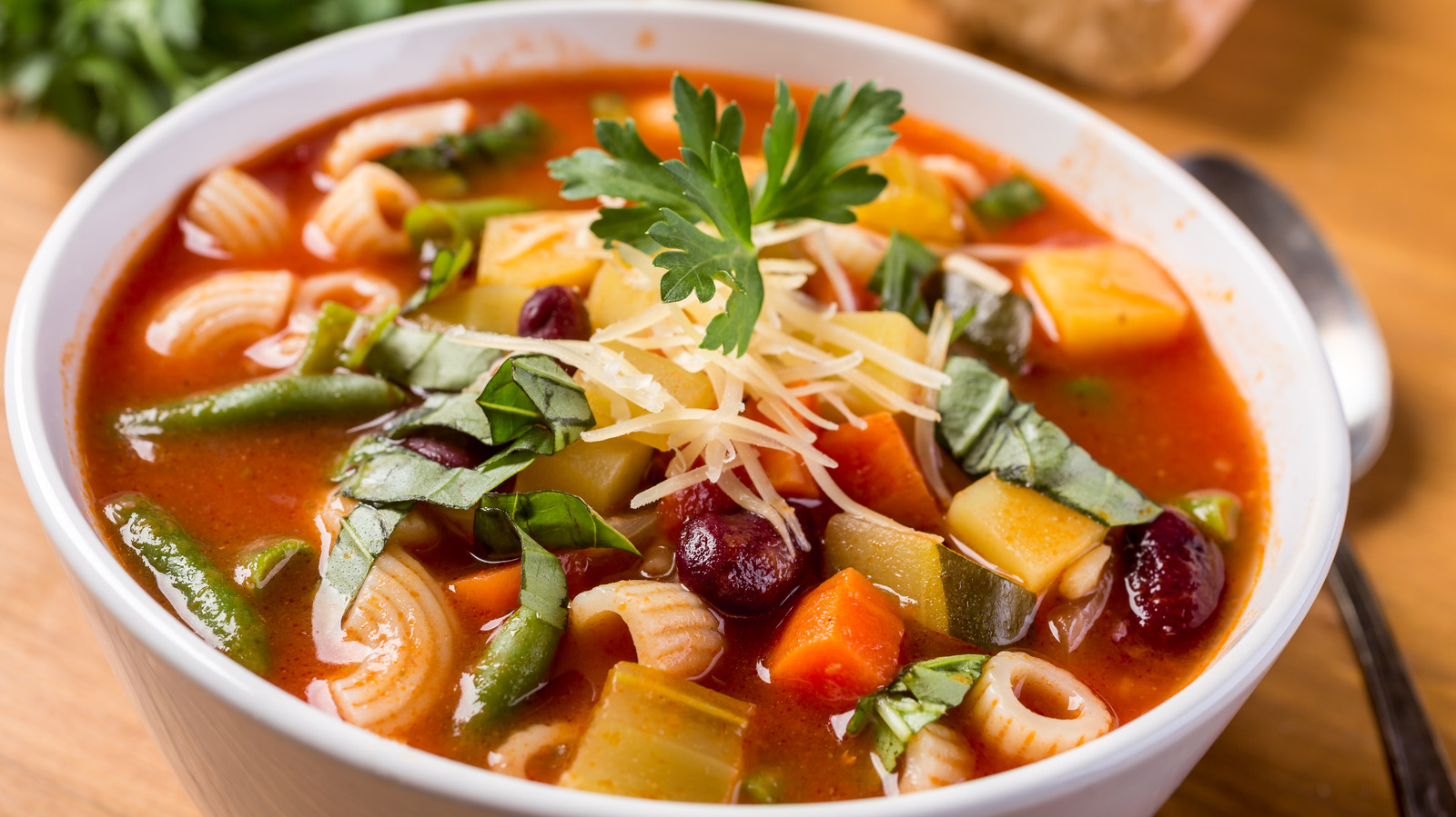 Starchy Add-Ins Are The Quick‚ Tasty Way To Thicken Minestrone Soup