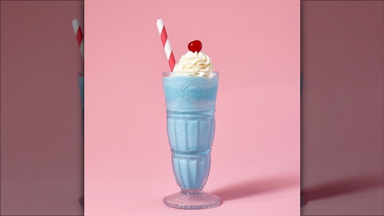 cotton candy-flavored milkshake