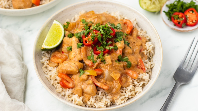 Stir-Fried Peanut Butter Chicken Recipe