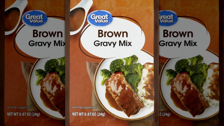 Great Value brown gravy mix