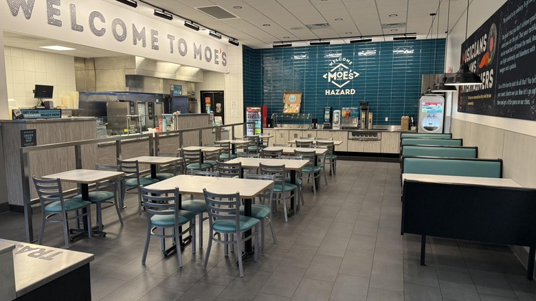 Interior of Moe's Southwest Grill