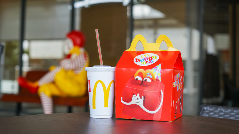 McDonald's Happy Meal with drink
