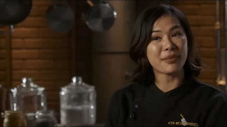 "Chopped" contestant talking to camera