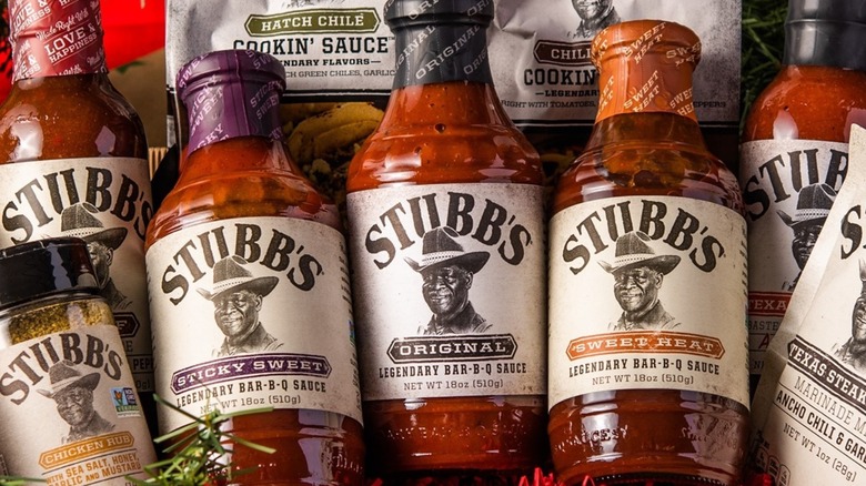 bottles of Stubb's bbq sauce