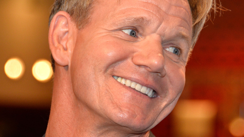 Gordon Ramsay smiling