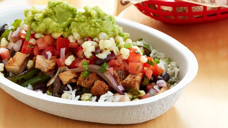 Chipotle burrito bowl