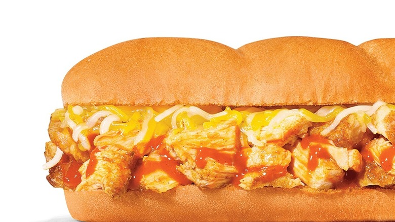 Subway sandwich with rotisserie chicken
