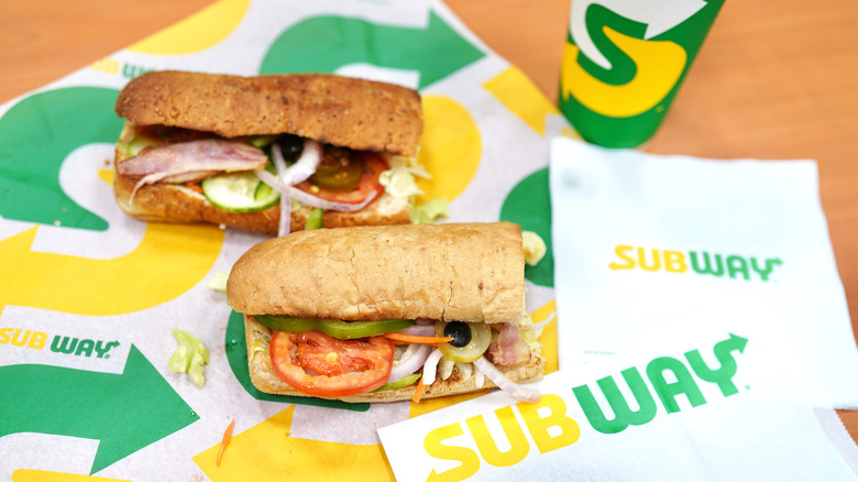 Subway sandwiches