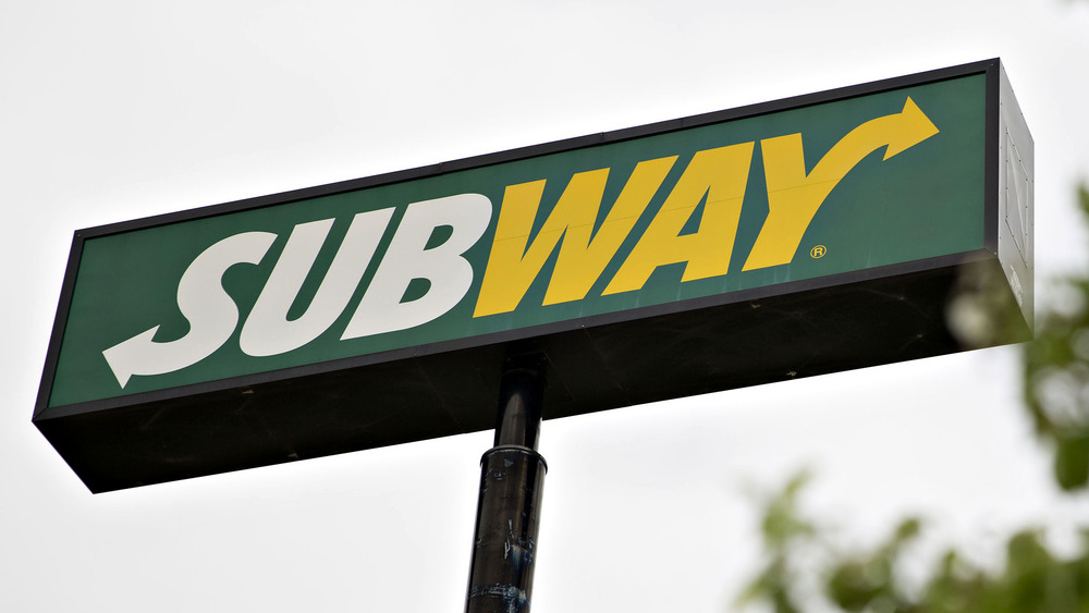 A Subway sign