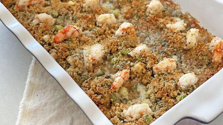 succulent baked stuffed shrimp casserole