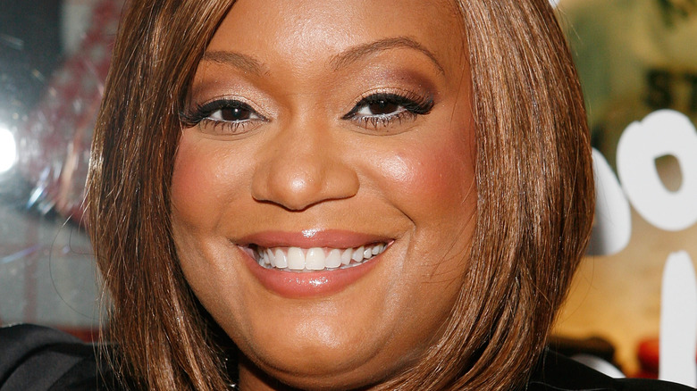 Close up of Sunny Anderson smiling