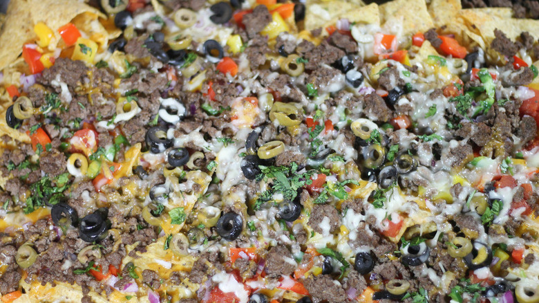 ground beef nachos