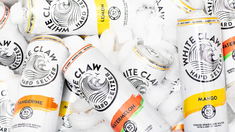 White Claw hard seltzers