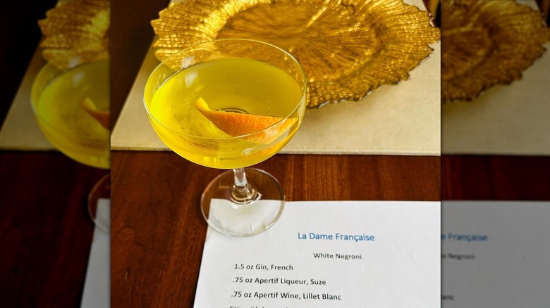 Suze cocktail
