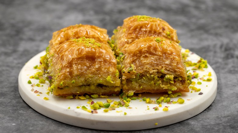 Pistachio baklava