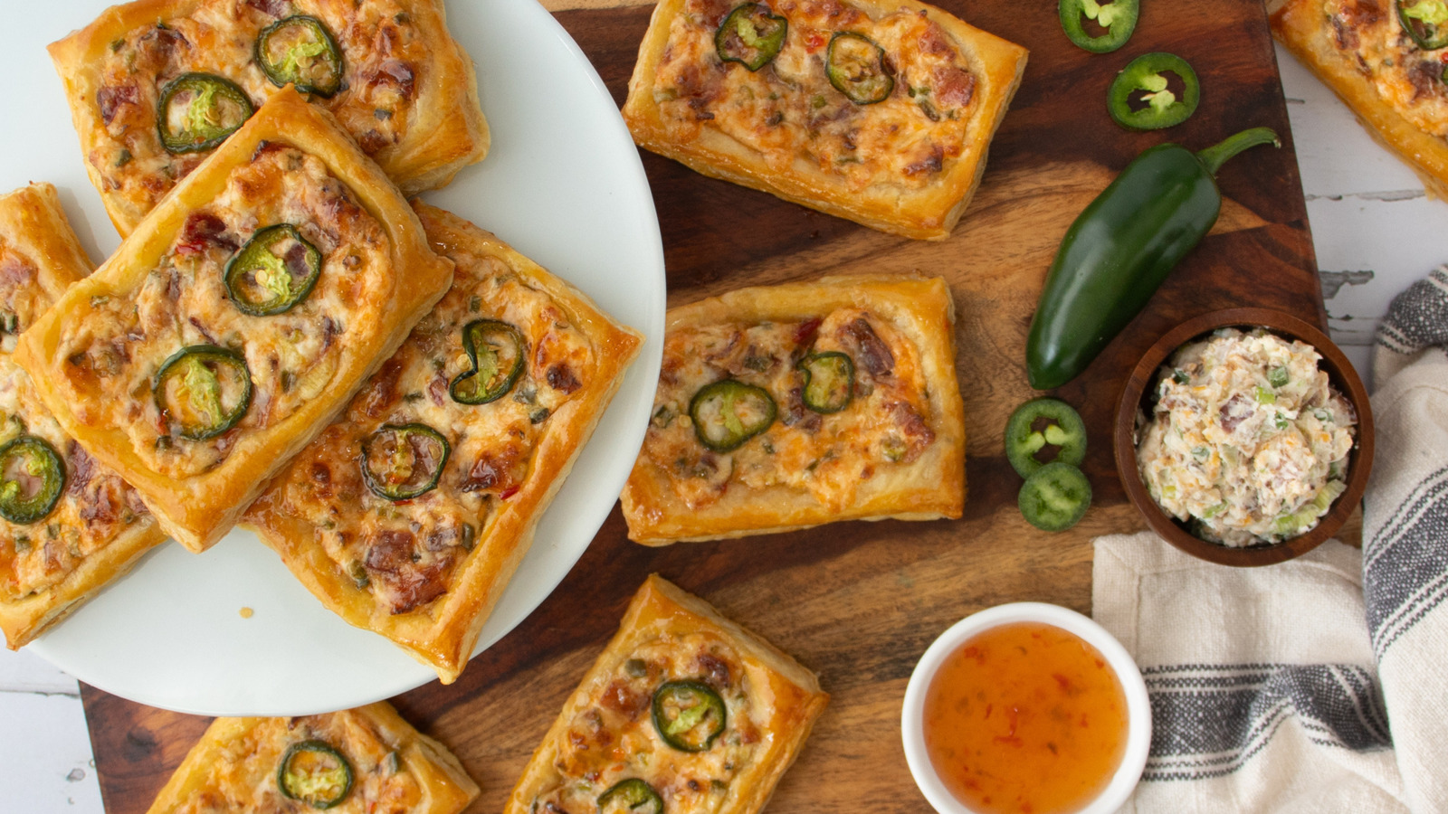 Sweet And Savory Jalapeño Cheese Tarts