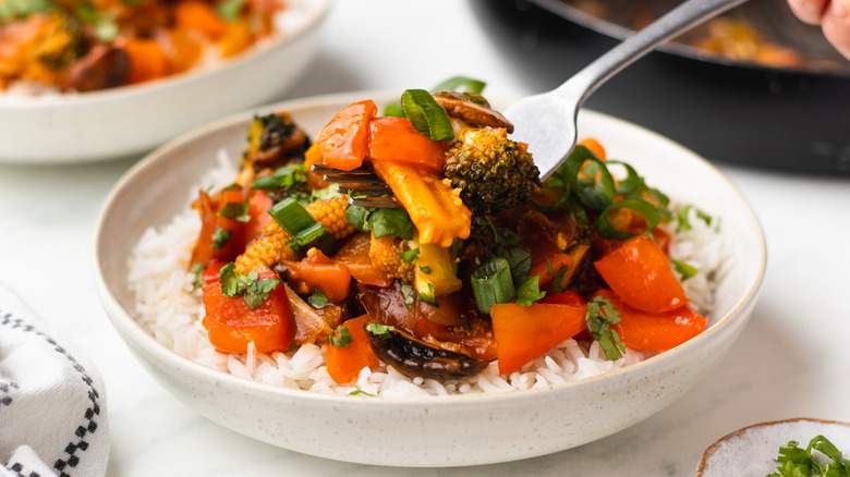 Sweet And Sour Vegetable Stir-Fry Recipe
