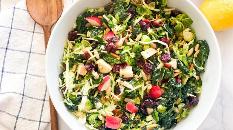 Sweet kale salad recipe