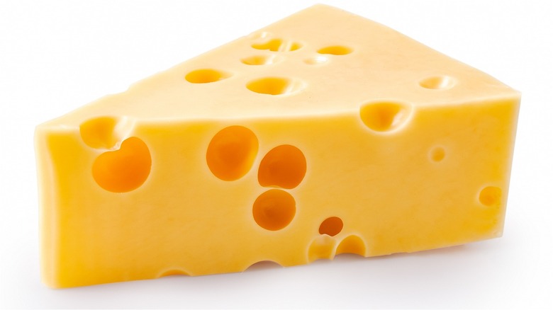 Swiss cheese wedge