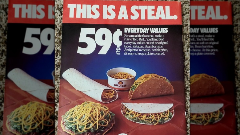 Taco Bell Luxe Value Menu items