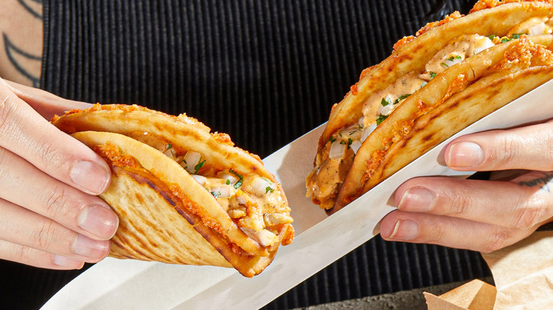 Taco Bell cheesy street chalupas