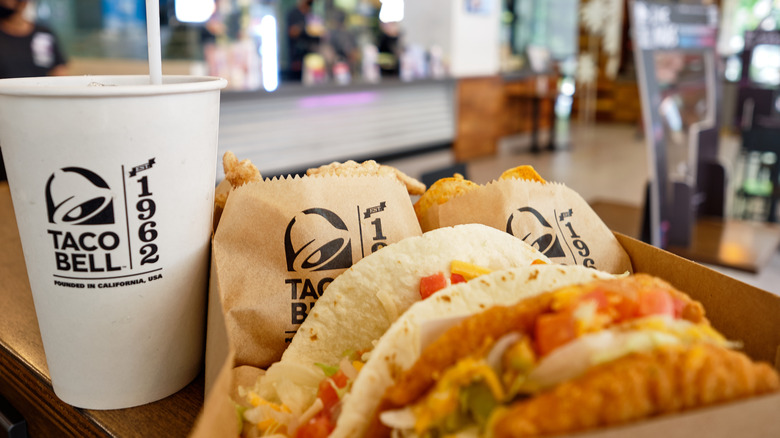 Taco Bell food and drink