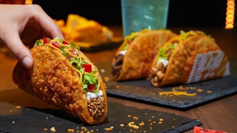The Chipotle Cheddar Chalupa from Taco Bell