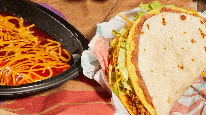 Taco Bell Double Decker taco