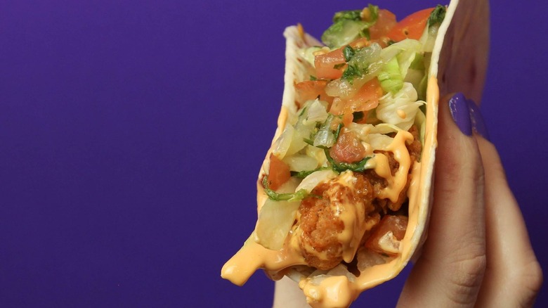 Taco Bell crispy chicken taco