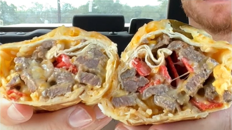 Taco Bell double steak grilled burritos