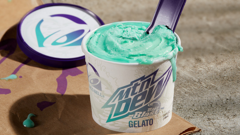 Taco Bell Baja Blast drink