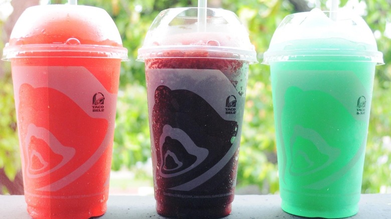 three taco bell freezes