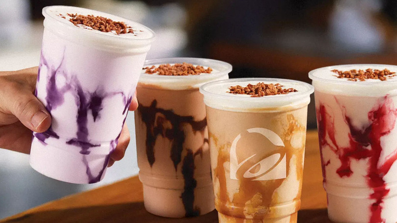 Taco Bell Churro Chiller milkshakes