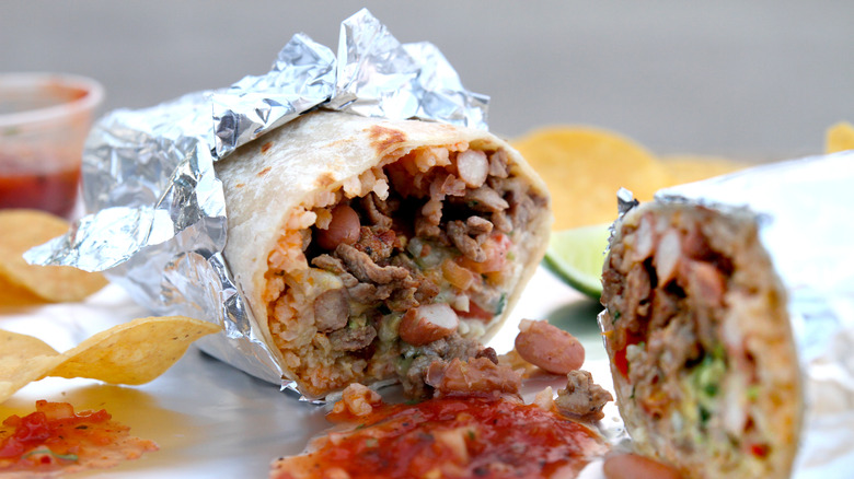 california style burrito